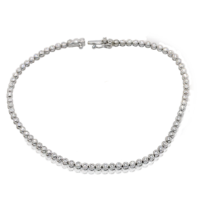 Diamond Bezel set Tennis Bracelet